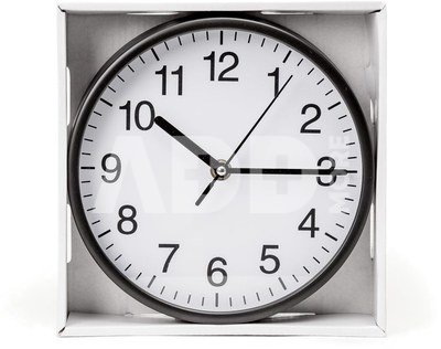 Platinet wall clock Wink, black (45954)