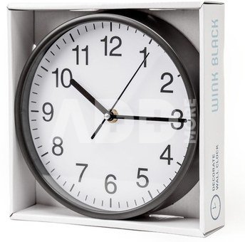Platinet wall clock Wink, black (45954)