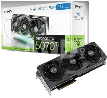 PNY Karta graficzna GeForce RTX5070 Ti+ OC 16GB VCG5071T16TFXPB1-O