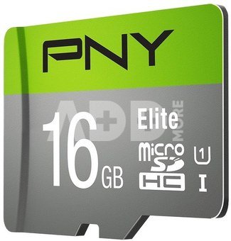 PNY Memory card microSDHC Elite 16GB P-SDU16GU185GW-GE