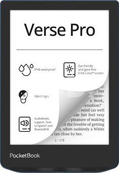 PocketBook e-reader Verse Pro 6" 16GB, azure