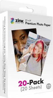 POLAROID ZINK MEDIA 2X3" 20 PACK