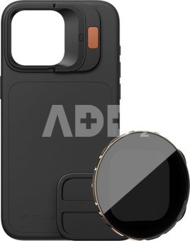PolarPro Kit - LiteChaser iPhone 15 Pro Case Black + VND 3-5 Filter