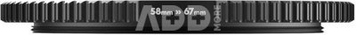 PolarPro QuartzLine Step-Up Ring 67 mm Filter to 58 mm Thread