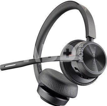 POLY Voyager 4320-MS-Teams USB-C/BT700 Headphones + Charging Stand 77Z32AA
