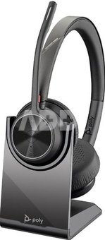 POLY Voyager 4320-MS-Teams USB-C/BT700 Headphones + Charging Stand 77Z32AA