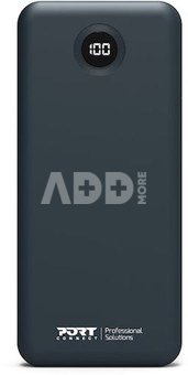 PORT CONNECT Powerbank 10 000 mAh - 2 x Built-in Cable | PORT CONNECT