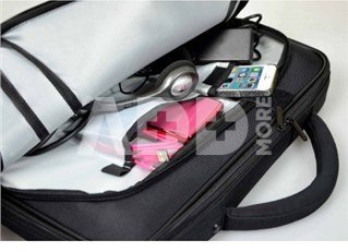 Port Designs Courchevel Fits up to size 15.6 ", Black, Shoulder strap, Messenger - Briefcase