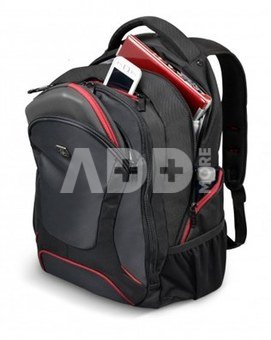 Port Designs Courchevel Fits up to size 15.6 ", Black, Waterproof cover, Shoulder strap, Backpack