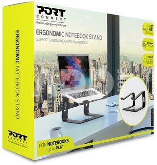PORT DESIGNS Ergonomic Notebook stand 901103 Black, 10-15.6 "