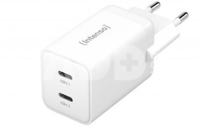 Intenso Power Adapter W40CC GaN wei&szlig; 2x USB-C 40W