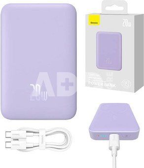 Powerbank Baseus Magnetic Mini 10000mAh 20W MagSafe (purple)
