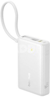 Baseus PicoGo Digital Display Power Bank 10000mAh 45W Wei&szlig;