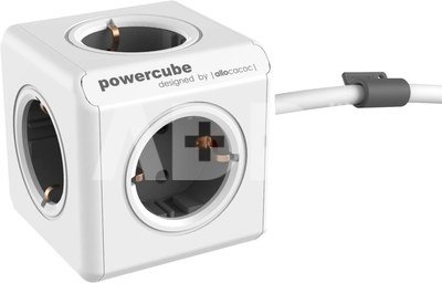 Allocacoc PowerCube Extended Grey  1,5m cable