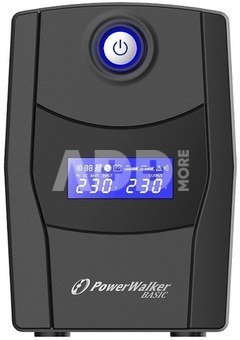 PowerWalker UPS line-interactive 800VA STL FR 2x PL 230V, USB, RJ11/45 In/Out