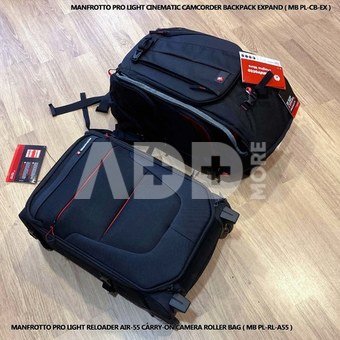 Manfrotto Pro Light Reloader Air-55 carry-on camera roller bag