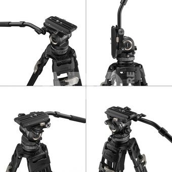 Professional Fluid Head Tripod Kit 4465