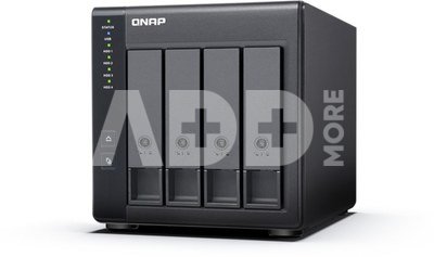 QNAP | 4-Bay | TR-004 | Up to 4 HDD/SSD Hot-Swap | Micro processor with hardware RAID