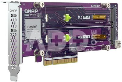 QNAP Expansion card QM2-2P-384A Dual M.2 PCIe SSD