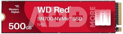 QNAP SSD 79700-G50001WD03-RS Red SN700 500GB NVMe PCIe Gen3x4 Bulk