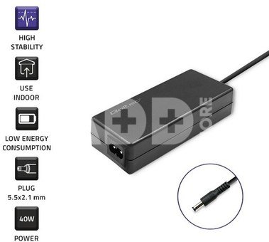 Qoltec AC power adapter 40W 12V, 3.33A, 5.5x2.1