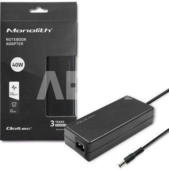 Qoltec AC power adapter 40W 12V, 3.33A, 5.5x2.1
