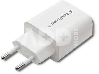 Qoltec Charger 18W 5-12V, 1.5-3A, USB C