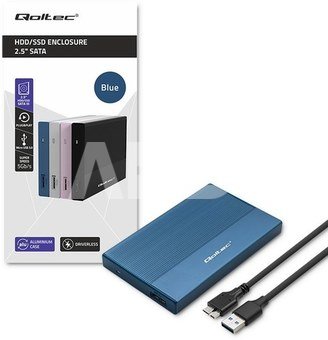 Qoltec Enclosure for SSD HDD 2.5,SATA,USB 3.0,2TB