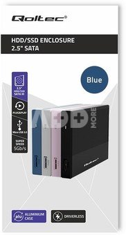 Qoltec Enclosure for SSD HDD 2.5,SATA,USB 3.0,2TB