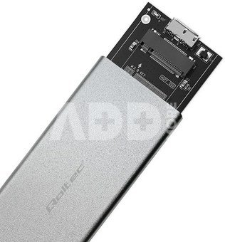 Qoltec Enclosure M.2 SSD drive SATA,NGFF,USB 3.0,2TB