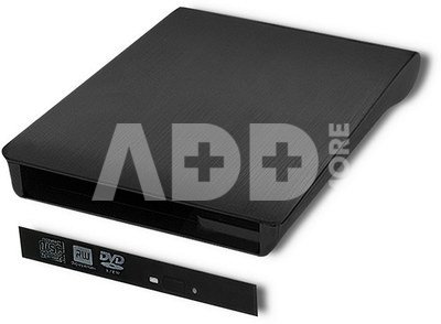 Qoltec External USB2.0 12.7mm SATA Optical Driver Cas