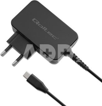 Qoltec GaN POWER PRO charger 1xUSB C, 65W, 5 20V