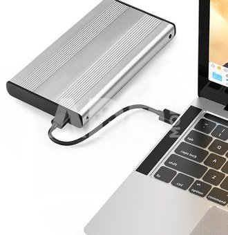 Qoltec Hard drive case HDD SSD 2.5inch SATA3,USB3.0