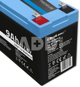 LiFePO4 12.8V 9Ah 115.2Wh