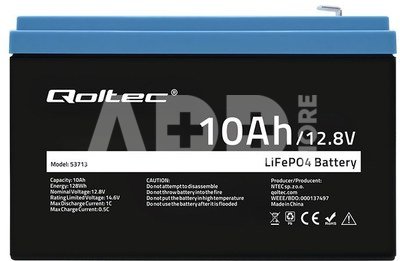 LiFePO4 12.8V 10Ah 128Wh