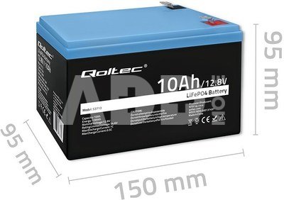 LiFePO4 12.8V 10Ah 128Wh