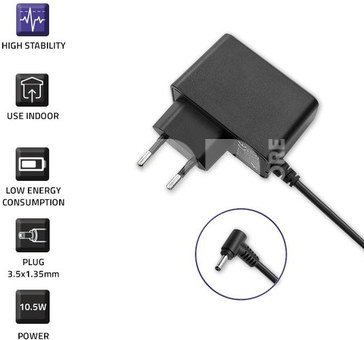 Qoltec Pulg in power supply 10.5W, 5V, 2.1A