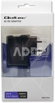 Qoltec Pulg in power supply 10.5W, 5V, 2.1A