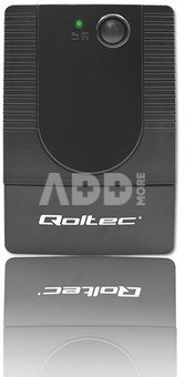 Qoltec Uninterruptible power supply, 1000VA, 600W