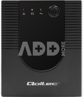 Qoltec Uninterruptible power supply, 1200VA, 720W