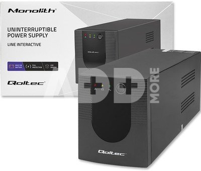 Qoltec Uninterruptible power supply, 2000VA, 1200W