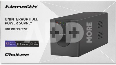 Qoltec Uninterruptible power supply, 2000VA, 1200W