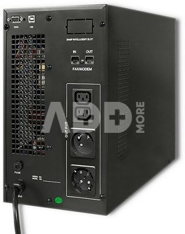 Qoltec UPS On-line Pure Sine Wave 3kVA 2.4W LCD USB