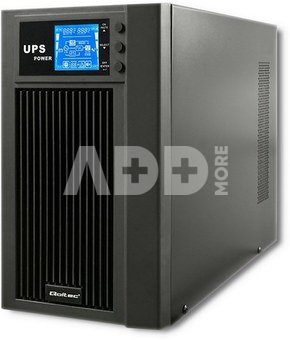 Qoltec UPS On-line Pure Sine Wave 3kVA 2.4W LCD USB
