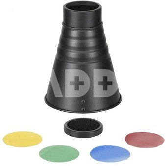 Quadralite Snoot Pro SN-5001 konusa reflektors