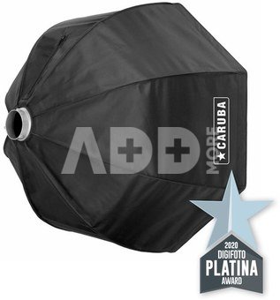 Caruba Quick Assembly Matte Zilver Round Softbox 95cm