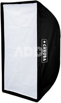 Caruba Quick Assembly Matte Zilver Strip Softbox 60x90cm