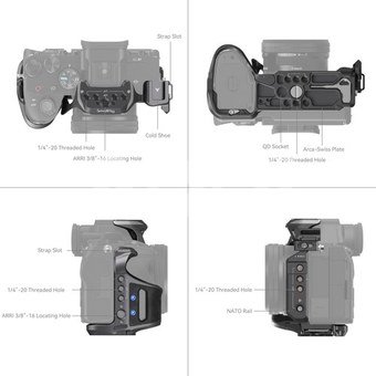 Smallrig 4308 "Rhinoceros" Cage Kit for Sony Alpha 7R V / Alpha 7 IV / Alpha 7S III 4308