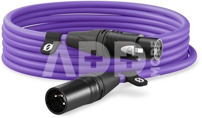 R&Oslash;DE XLR CABLE-6m purple