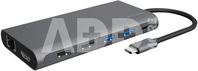 Raidsonic | 12-in-1 USB Type-C dock with PD 100W | BOX IB-DK4050-CPD | Dock | Ethernet LAN (RJ-45) ports 1 | USB 3.0 (3.1 Gen 1) Type-C ports quantity 1 | USB 3.0 (3.1 Gen 1) ports quantity 2 | HDMI ports quantity 2 | Ethernet LAN